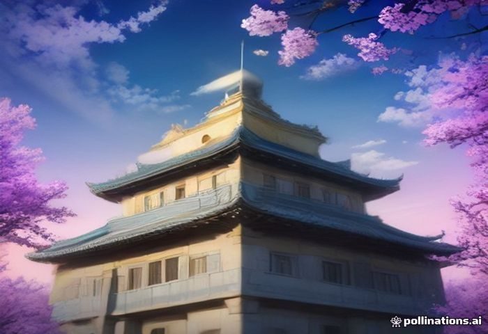 樱空桃在夕阳下的古城遗迹前独立凝望，橙红光芒映照在她的侧脸上，画面充满孤独与坚定的情绪张力